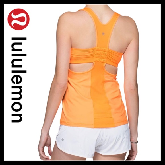 lululemon athletica Tops - Lululemon Women’s Tone It Tank
*Creamsicle Pop* Size (6)